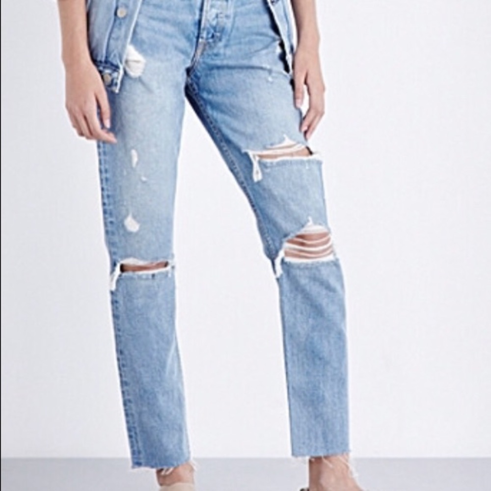 Grlfrnd Karolina jeans destroyed size 30